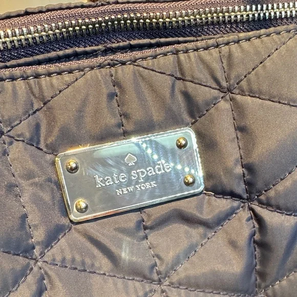 kate spade Navy Quilted Tote - Picture 3 of 14